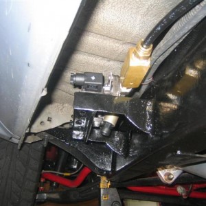 One of the front manifolds