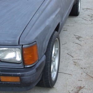 Wheel/fender close up