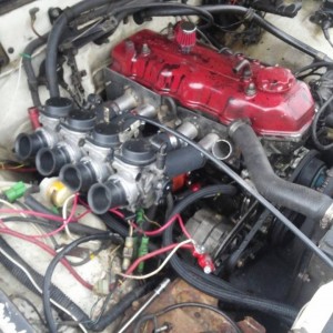 test fit of the individual carbs or "itbs"