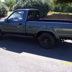 92 Toyota Right Side Painted